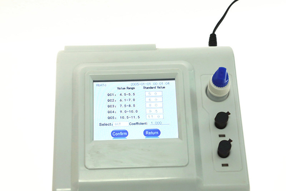 Analisador semi auto de CRP HbA1c/analisador específico da proteína com toque do LCD