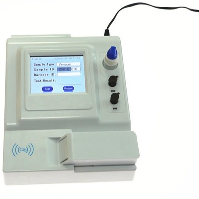 O toque do LCD de uma cor de 3,5 polegadas indica o analisador específico da proteína de Hba1c totalmente automático