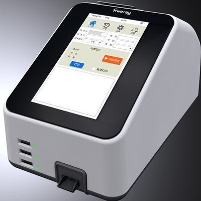 Analisador totalmente automático de HbA1c com o tela táctil de uma cor de 7 polegadas