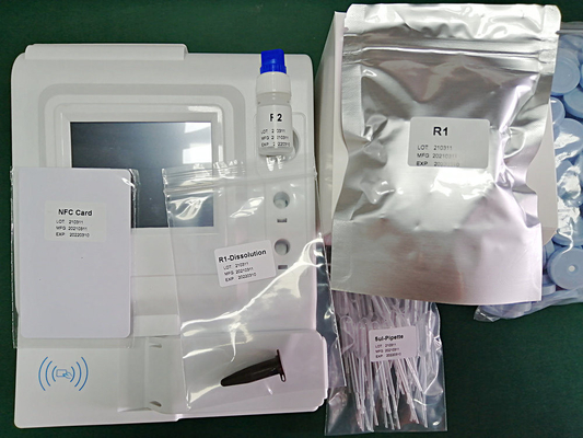 A amostra de sangue automatizou inteiramente o analisador Glycohemoglobin de Hba1c