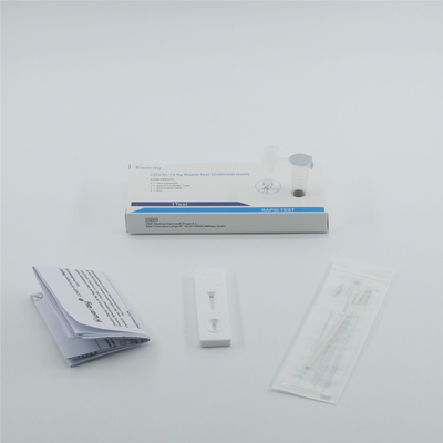 ODM rápido do OEM de Kit Swab Antigen Test do teste do anticorpo coloidal do diagnóstico do ouro in vitro