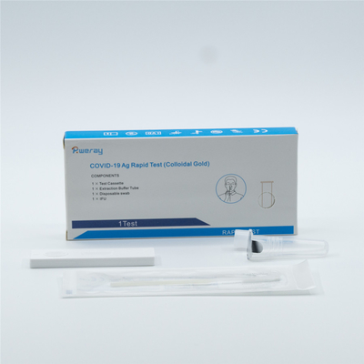 Certificação de auto-teste do CE do ouro coloidal nasal médico TRFIA do cotonete