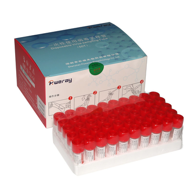 cotonete descartável médico de 5ml VTM Kit Sample Storage Tube With