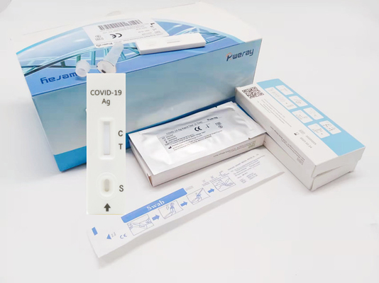 Do antígeno nasal do cotonete da saliva diagnóstico rápido do teste in vitro médico